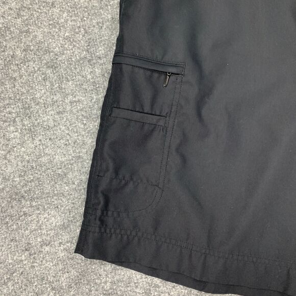 Callaway Shorts Mens 36 Black Bermuda Flat Front Zip Pockets Performance Golf - Picture 3 of 12